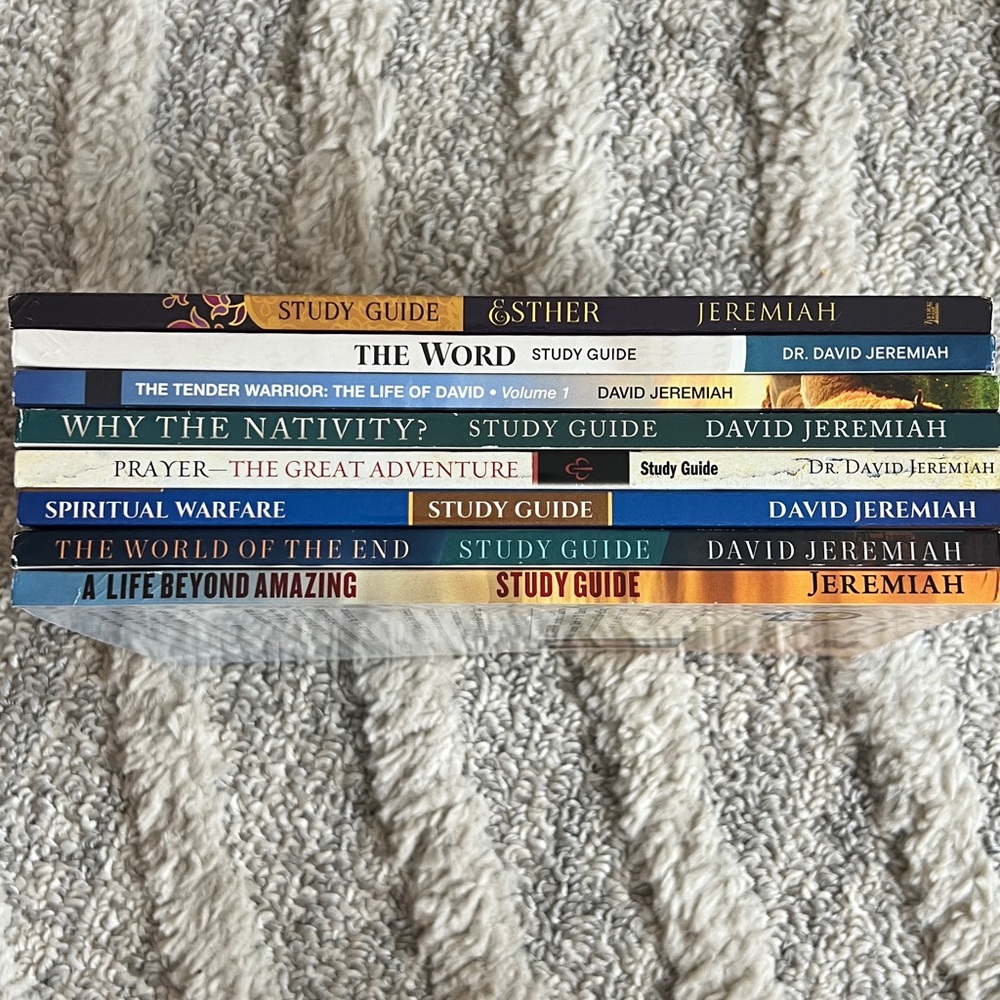 8 NEW STUDY GUIDES ~ DAVID JEREMIAH